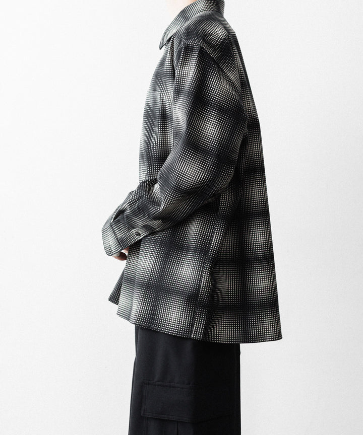 REVERBERATE リバーバレイトのFLANNEL SHIRTのBLACK×WHITE 公式通販サイトsession福岡セレクトショップ