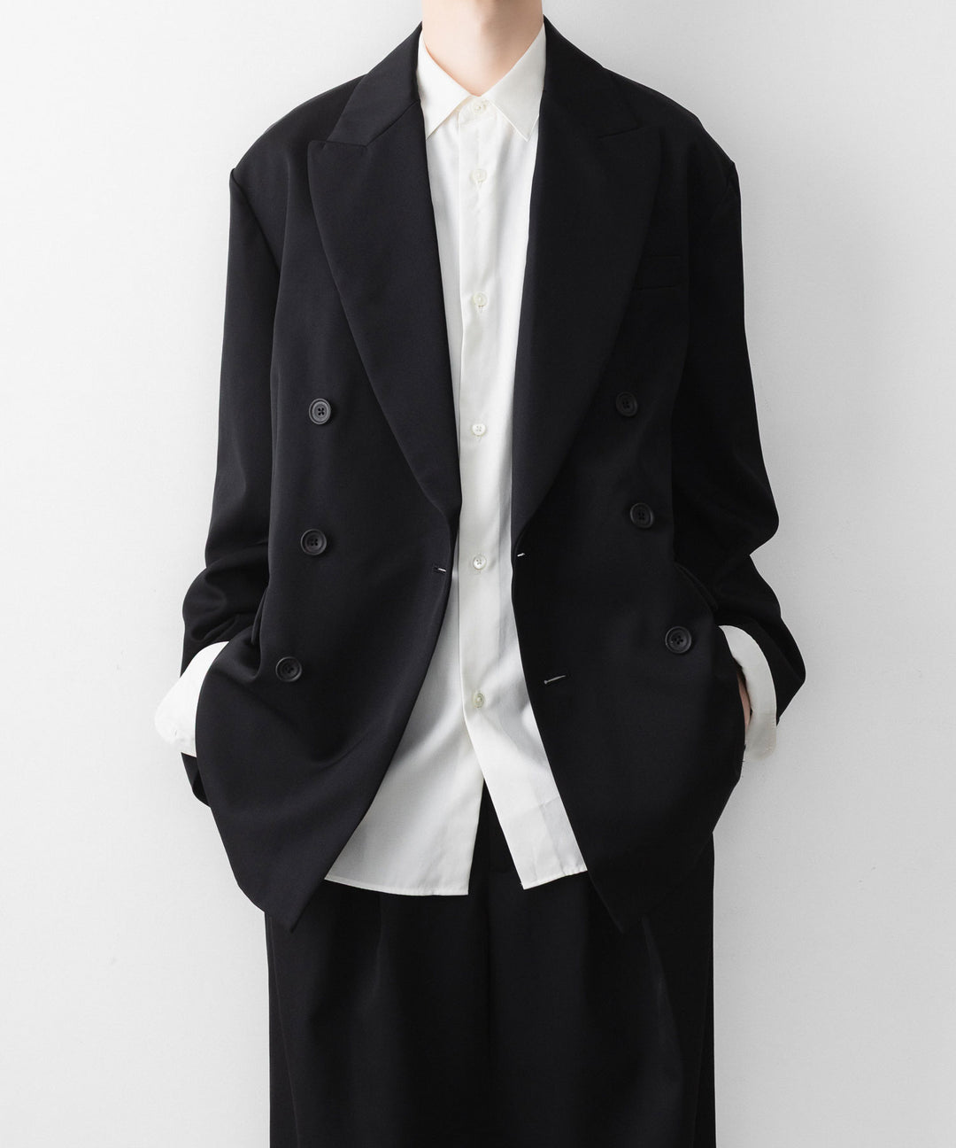 ssstein(シュタイン)の PIMA COTTON OVERSIZED REGULAR COLLAR SHIRT - OFF WHITEの公式通販サイトsession福岡セレクトショップ