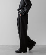 画像をギャラリービューアに読み込む, ssstein(シュタイン)の24AWコレクション OVERTUCKED EXTRA WIDE TROUSERS - BLACK 公式通販サイトsession福岡セレクトショップ
