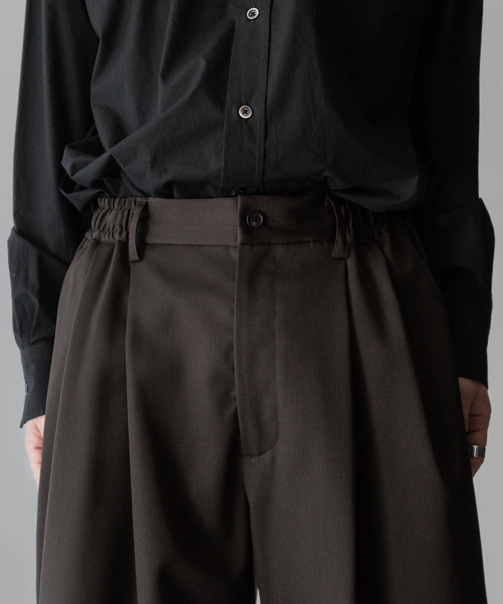 ssstein stein(シュタイン)の24SSコレクションWIDE EASY SHORT TROUSERSのMILITARY KHAKI 公式通販サイトsession福岡セレクトショップ