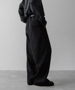 画像をギャラリービューアに読み込む, ssstein(シュタイン)の24AWコレクション OVERTUCKED EXTRA WIDE TROUSERS - BLACK 公式通販サイトsession福岡セレクトショップ
