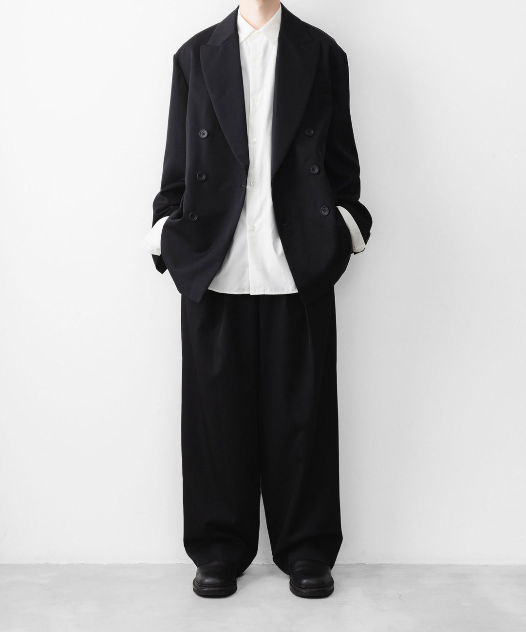 ssstein(シュタイン)の PIMA COTTON OVERSIZED REGULAR COLLAR SHIRT - OFF WHITEの公式通販サイトsession福岡セレクトショップ