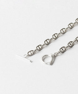 THE OBJECT/ザオブジェクト】KAI HEART CLASP BRACELET - SILVER