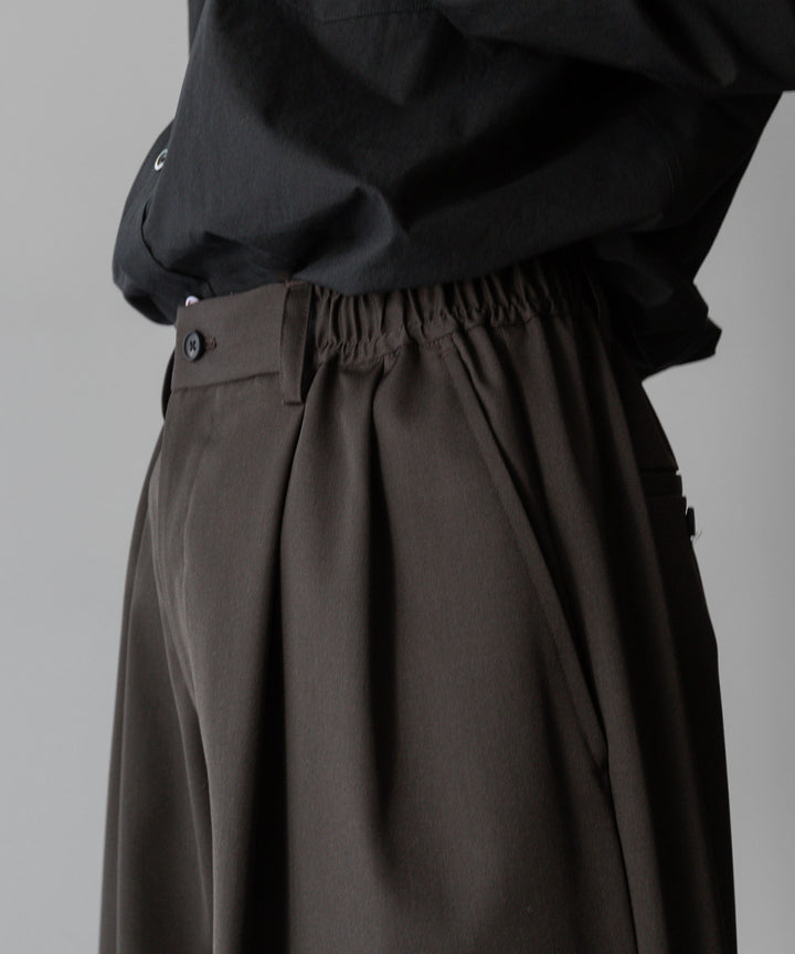 ssstein stein(シュタイン)の24SSコレクションWIDE EASY SHORT TROUSERSのMILITARY KHAKI 公式通販サイトsession福岡セレクトショップ