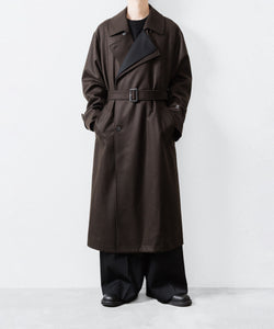 stein DOUBLE LAPELED DOUBLE BREASTED コート stein(シュタイン)/DOUBLE LAPELED DOUBLE BREASTED COAT