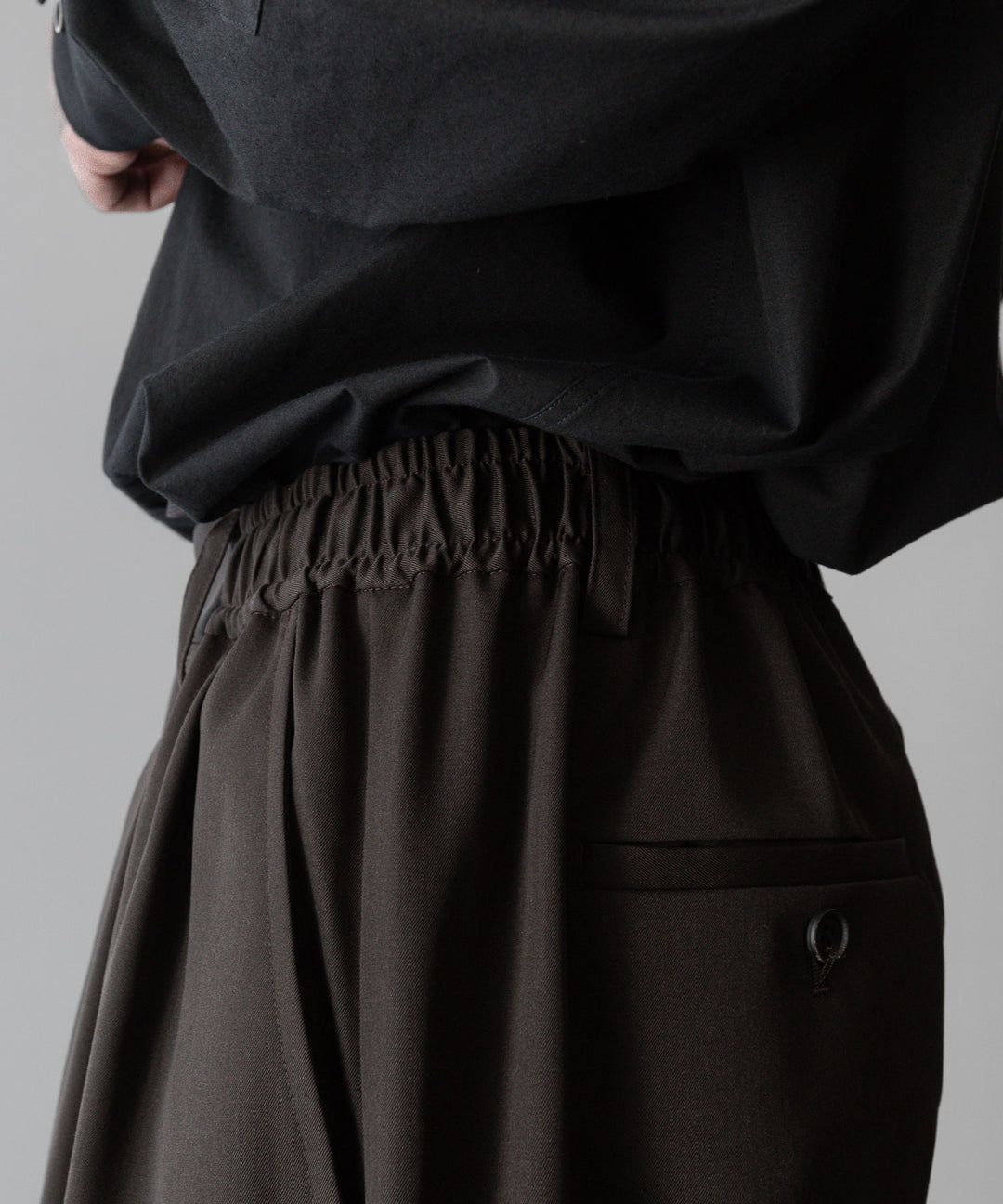 ssstein stein(シュタイン)の24SSコレクションWIDE EASY SHORT TROUSERSのMILITARY KHAKI 公式通販サイトsession福岡セレクトショップ