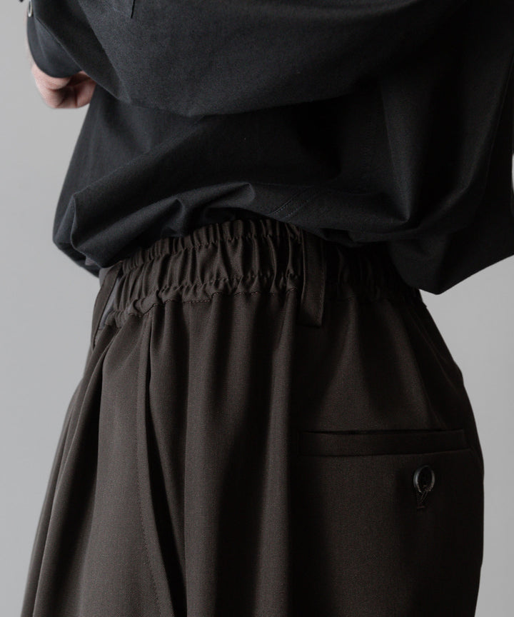 ssstein stein(シュタイン)の24SSコレクションWIDE EASY SHORT TROUSERSのMILITARY KHAKI 公式通販サイトsession福岡セレクトショップ