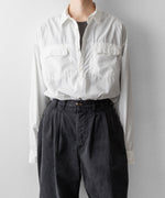 画像をギャラリービューアに読み込む, The Viridi-anneザ ヴィリディアンのCO/LY TYPEWRITER PO SHIRTのWHITE 公式通販サイトsession福岡セレクトショップ
