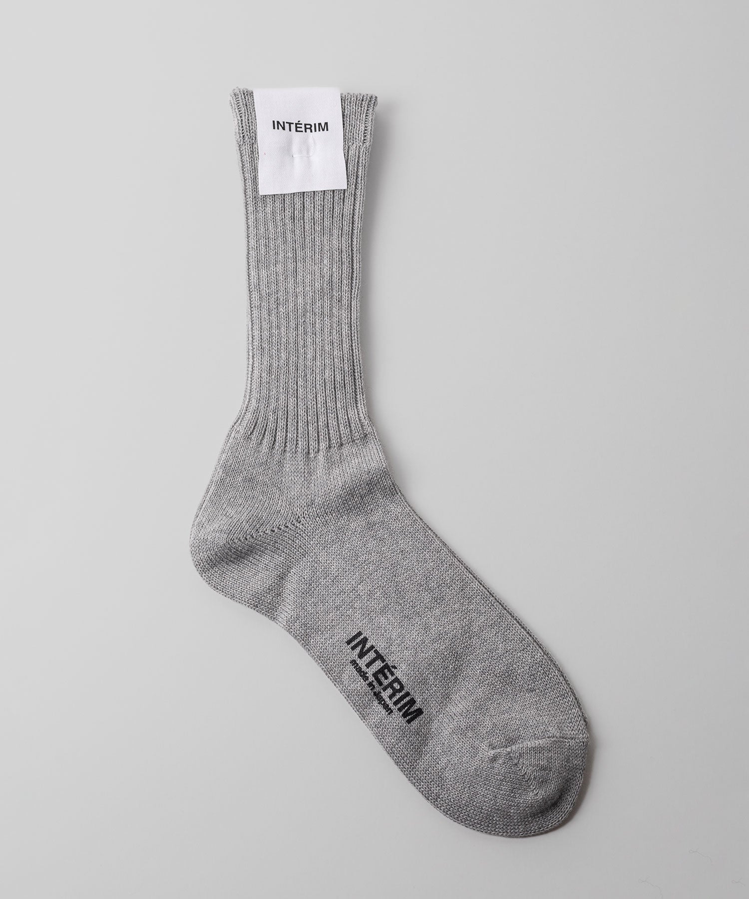 INTÉRIM(インテリム)のCASHMERE ORGANIC COTTON SOCKS - GRAYの公式通販サイトsession福岡セレクトショップ