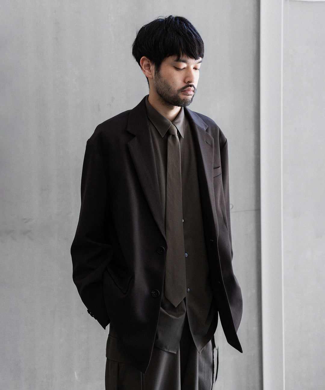 【KANEMASA PHIL.】46G TIE - BROWN - Exclusive session