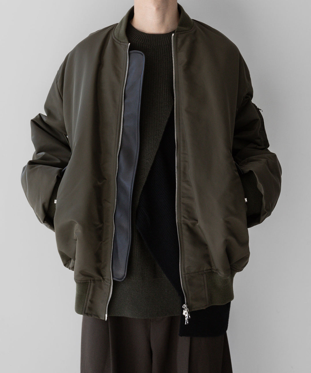 stein シュタイン 23aw OVERSIZED FLIGHT JACKET - MILITARY KHAKI sessionセッション福岡セレクトショップ 公式通販サイト