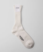 画像をギャラリービューアに読み込む, INTÉRIM(インテリム)のCASHMERE ORGANIC COTTON SOCKS - WHITEの公式通販サイトsession福岡セレクトショップ
