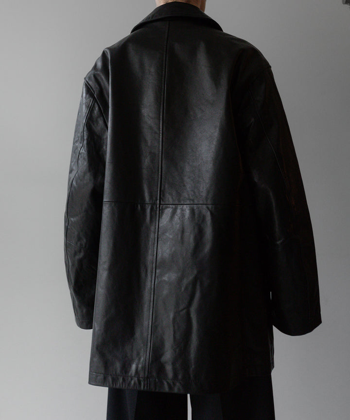 stein シュタイン 23AW LEATHER ZIP JACKET - BLACK sessionセッション福岡セレクトショップ 公式通販サイト