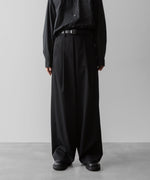 画像をギャラリービューアに読み込む, ssstein(シュタイン)の24AWコレクション OVERTUCKED EXTRA WIDE TROUSERS - BLACK 公式通販サイトsession福岡セレクトショップ
