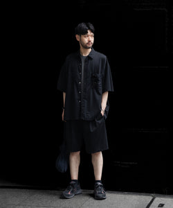 KANEMASA PHIL.】36G NYLON BALISE SS SHIRT - BLACK DYE | 公式通販