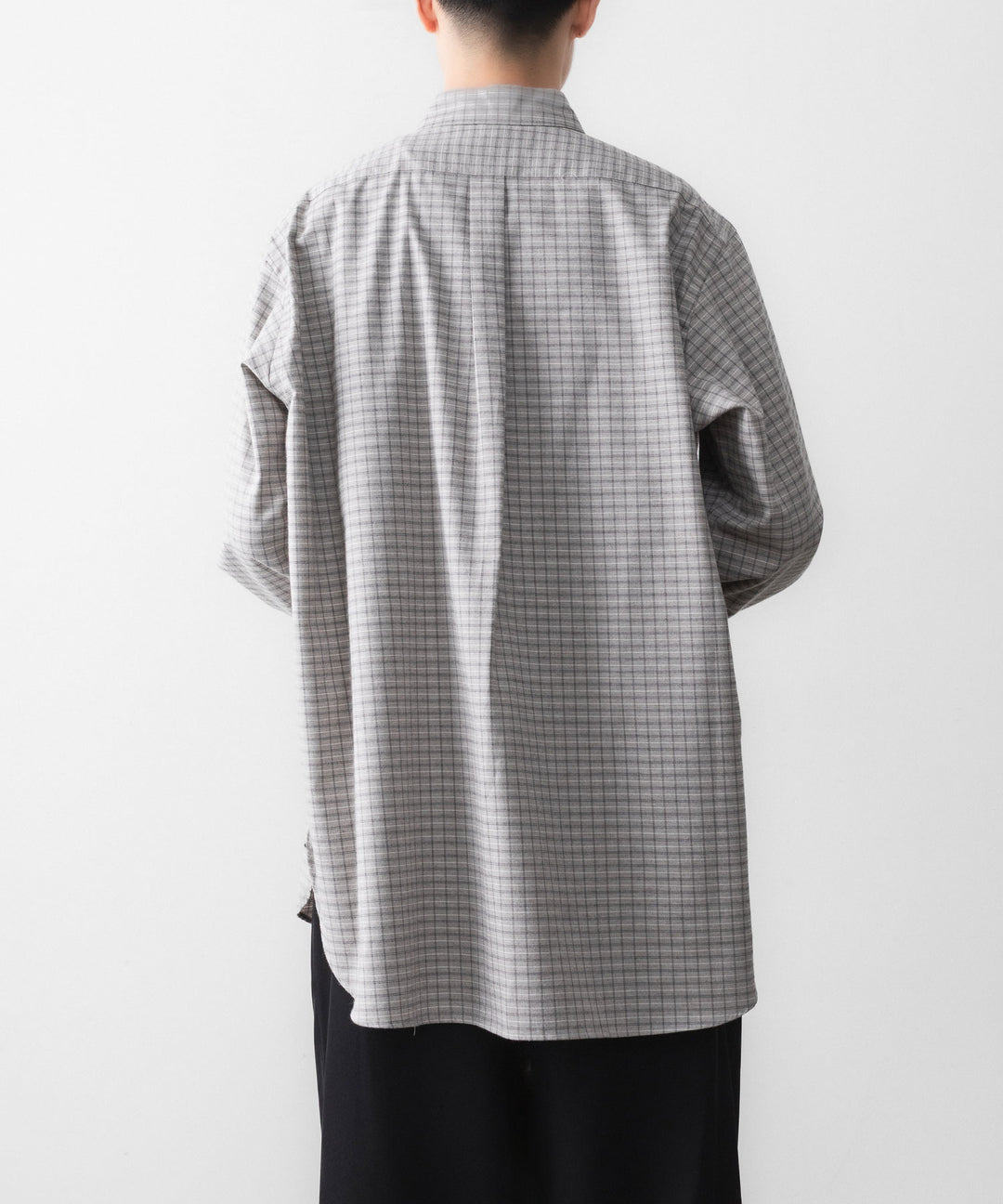 ssstein(シュタイン)のCOTTON LLAMA OVERSIZED REGULAR COLLAR SHIRT - GRAPH CHECKの公式通販サイトsession福岡セレクトショップ