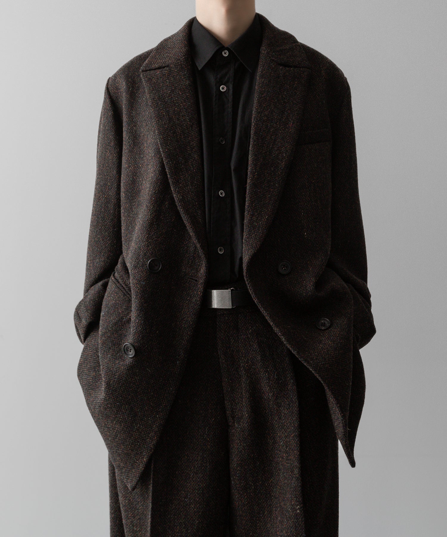 ssstein(シュタイン)の24AWコレクション OVERSIZED PEAK LAPEL JACKET - DARK BROWN 公式通販サイトsession福岡セレクトショップ