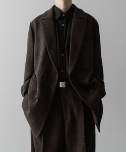 ssstein(シュタイン)の24AWコレクション OVERSIZED PEAK LAPEL JACKET - DARK BROWN 公式通販サイトsession福岡セレクトショップ