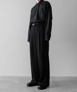 画像をギャラリービューアに読み込む, ssstein(シュタイン)の24AWコレクション OVERTUCKED EXTRA WIDE TROUSERS - BLACK 公式通販サイトsession福岡セレクトショップ
