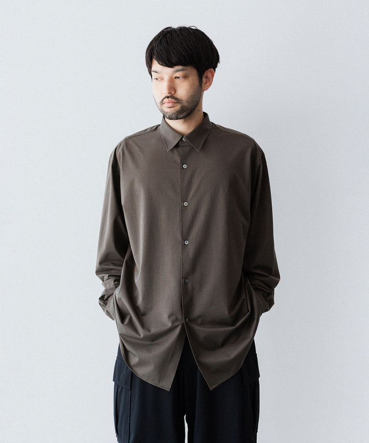 KANEMASA PHIL.-カネマサフィル46G MODEST SHIRTのBROWN公式通販サイトsession福岡セレクトショップ
