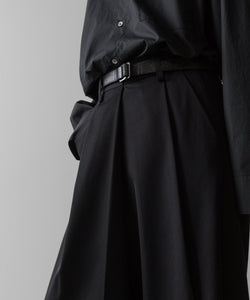 ssstein(シュタイン)の24AWコレクション OVERTUCKED EXTRA WIDE TROUSERS - BLACK 公式通販サイトsession福岡セレクトショップ