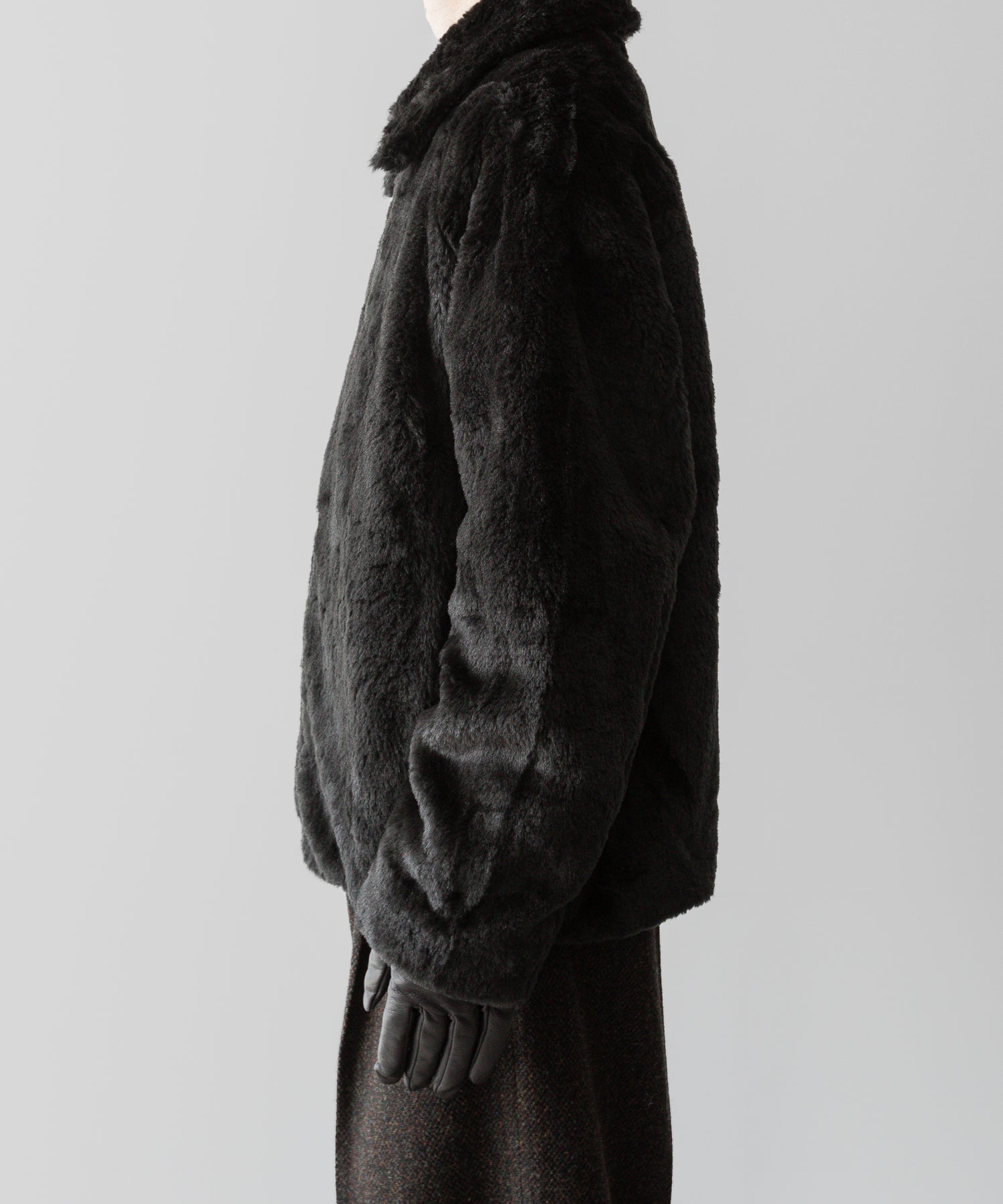 ssstein(シュタイン)の24AWコレクション ACRYLIC FUR JACKET - GREY KHAKI 公式通販サイトsession福岡セレクトショップ