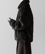 画像をギャラリービューアに読み込む, ssstein(シュタイン)の24AWコレクション ACRYLIC FUR JACKET - GREY KHAKI 公式通販サイトsession福岡セレクトショップ
