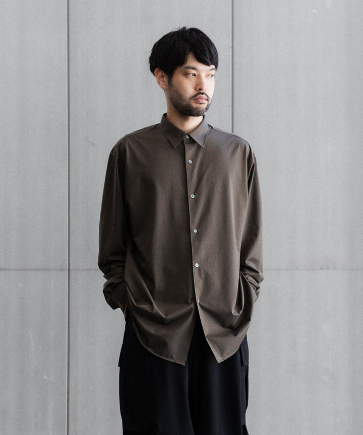 KANEMASA PHIL.-カネマサフィル46G MODEST SHIRTのBROWN公式通販サイトsession福岡セレクトショップ
