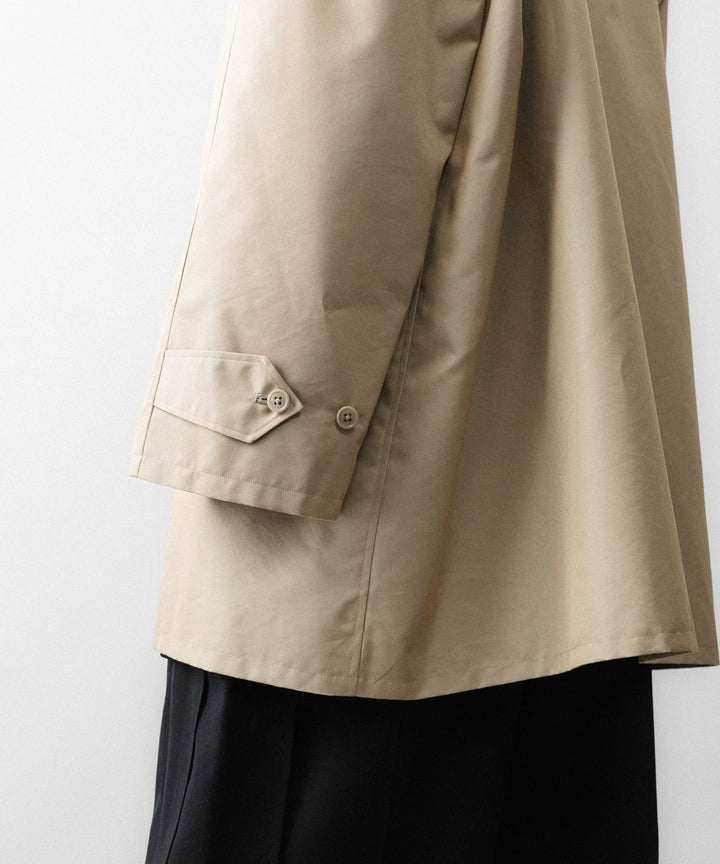 REVERBERATE リバーバレイトのTRENCH COAT SHORT-PLのBEIGE 公式通販サイトsession福岡セレクトショップ