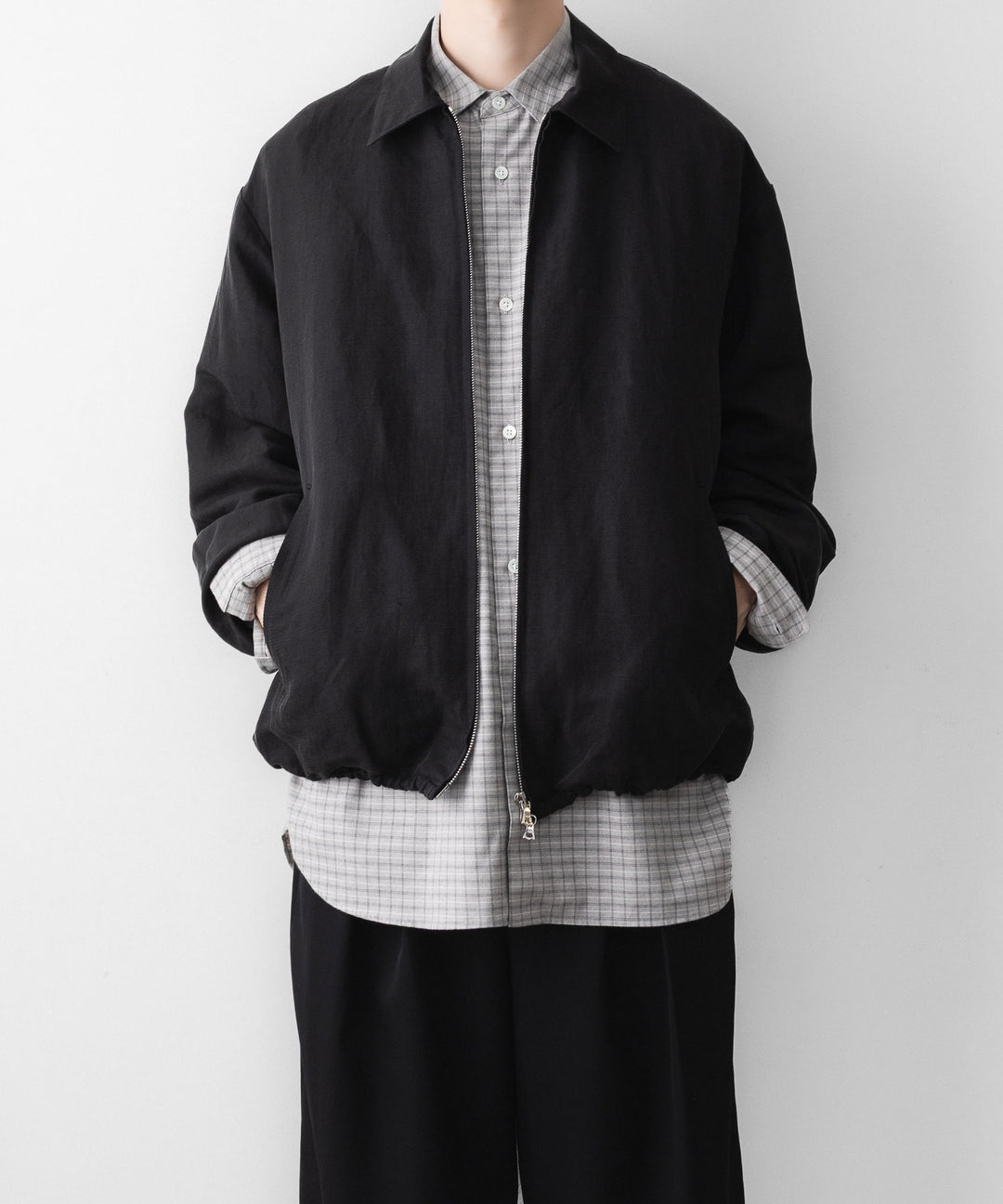 ssstein(シュタイン)のCOTTON LLAMA OVERSIZED REGULAR COLLAR SHIRT - GRAPH CHECKの公式通販サイトsession福岡セレクトショップ