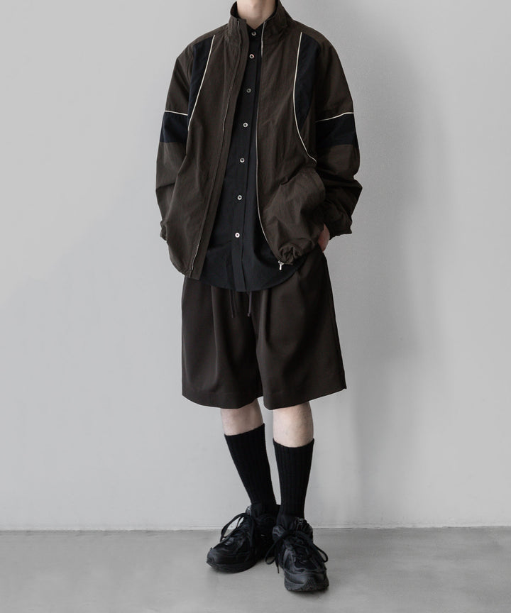 ssstein stein(シュタイン)の24SSコレクションWIDE EASY SHORT TROUSERSのMILITARY KHAKI 公式通販サイトsession福岡セレクトショップ