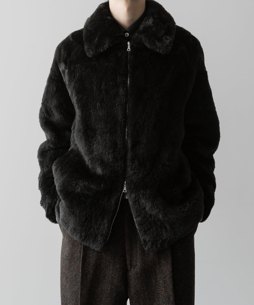 ssstein / シュタイン】ACRYLIC FUR JACKET - GREY KHAKI | 公式通販