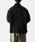 画像をギャラリービューアに読み込む, 【INTÉRIM】DOUBLE FACE HAIRY BABY LAMA WOOL SPORTS JACKET - RAW BLACK
