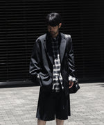 画像をギャラリービューアに読み込む, ssstein(シュタイン)のCOTTON VISCOSE OVERSIZED LS SHIRT - BLACK OMBREの公式通販サイトsession福岡セレクトショップ
