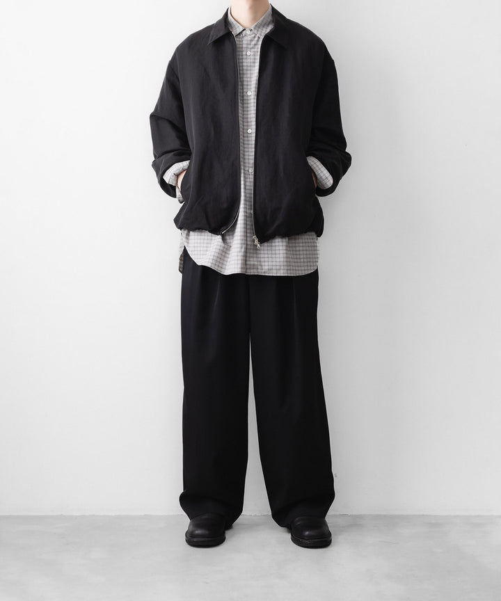 ssstein(シュタイン)のCOTTON LLAMA OVERSIZED REGULAR COLLAR SHIRT - GRAPH CHECKの公式通販サイトsession福岡セレクトショップ