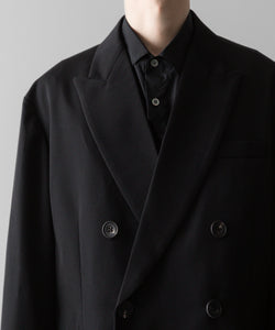 ssstein(シュタイン)の24AWコレクション OVERSIZED DOUBLE BREASTED JACKET - BLACK 公式通販サイトsession福岡セレクトショップ