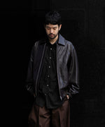 画像をギャラリービューアに読み込む, sage NATION セイジネーションのBOX PLEAT TROUSER - BROWNの公式通販サイトsession福岡セレクトショップ 
