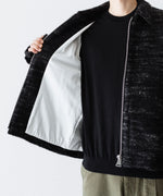 画像をギャラリービューアに読み込む, 【INTÉRIM】DOUBLE FACE HAIRY BABY LAMA WOOL SPORTS JACKET - RAW BLACK
