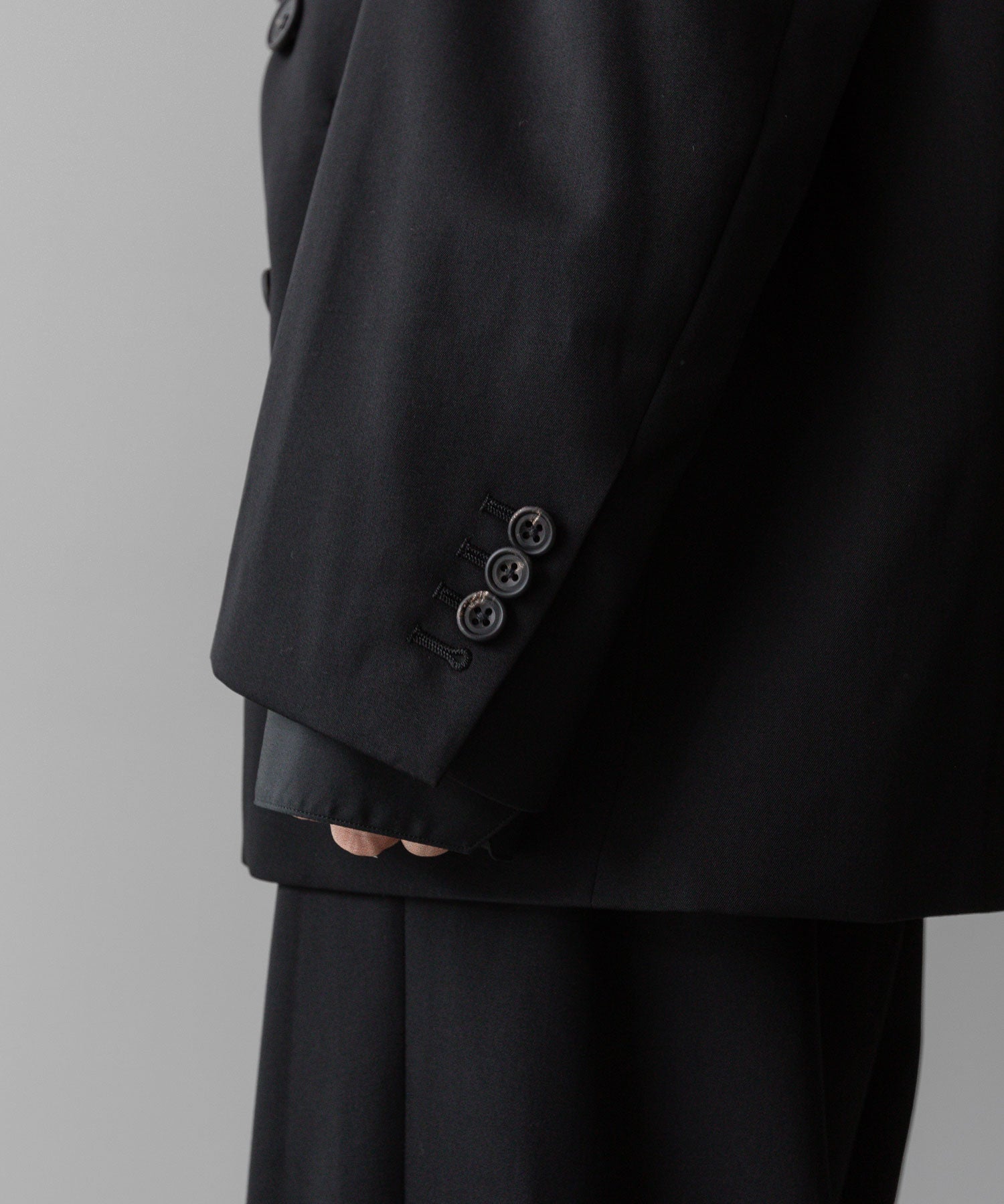 ssstein(シュタイン)の24AWコレクション OVERSIZED DOUBLE BREASTED JACKET - BLACK 公式通販サイトsession福岡セレクトショップ