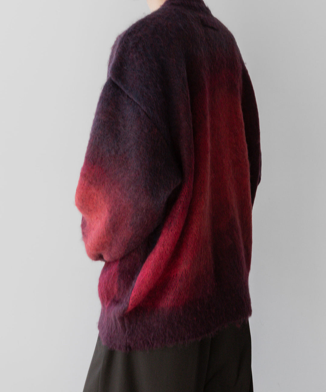 stein(シュタイン)の23AWコレクションOVERSIZED GRADATION MOHAIR LSのRED
