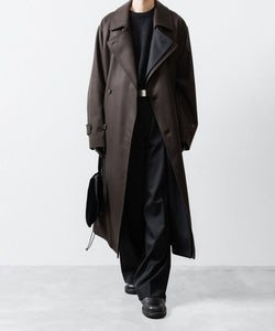 ssstein / シュタイン】DOUBLE LAPELED DOUBLE BREASTED COAT