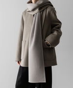 画像をギャラリービューアに読み込む, ssstein(シュタイン)のWOOL CASHMERE BEAVER REVERSIBLE STOLE JACKET - TAUPE GREYの公式通販サイトsession福岡セレクトショップ
