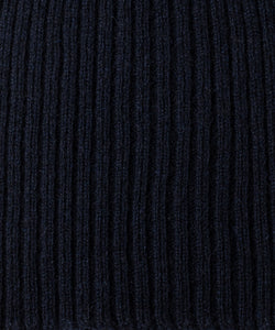 【INTÉRIM】YAK MOHAIR KNIT CAP - NAVY