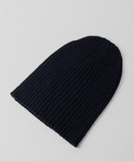 画像をギャラリービューアに読み込む, 【INTÉRIM】YAK MOHAIR KNIT CAP - NAVY
