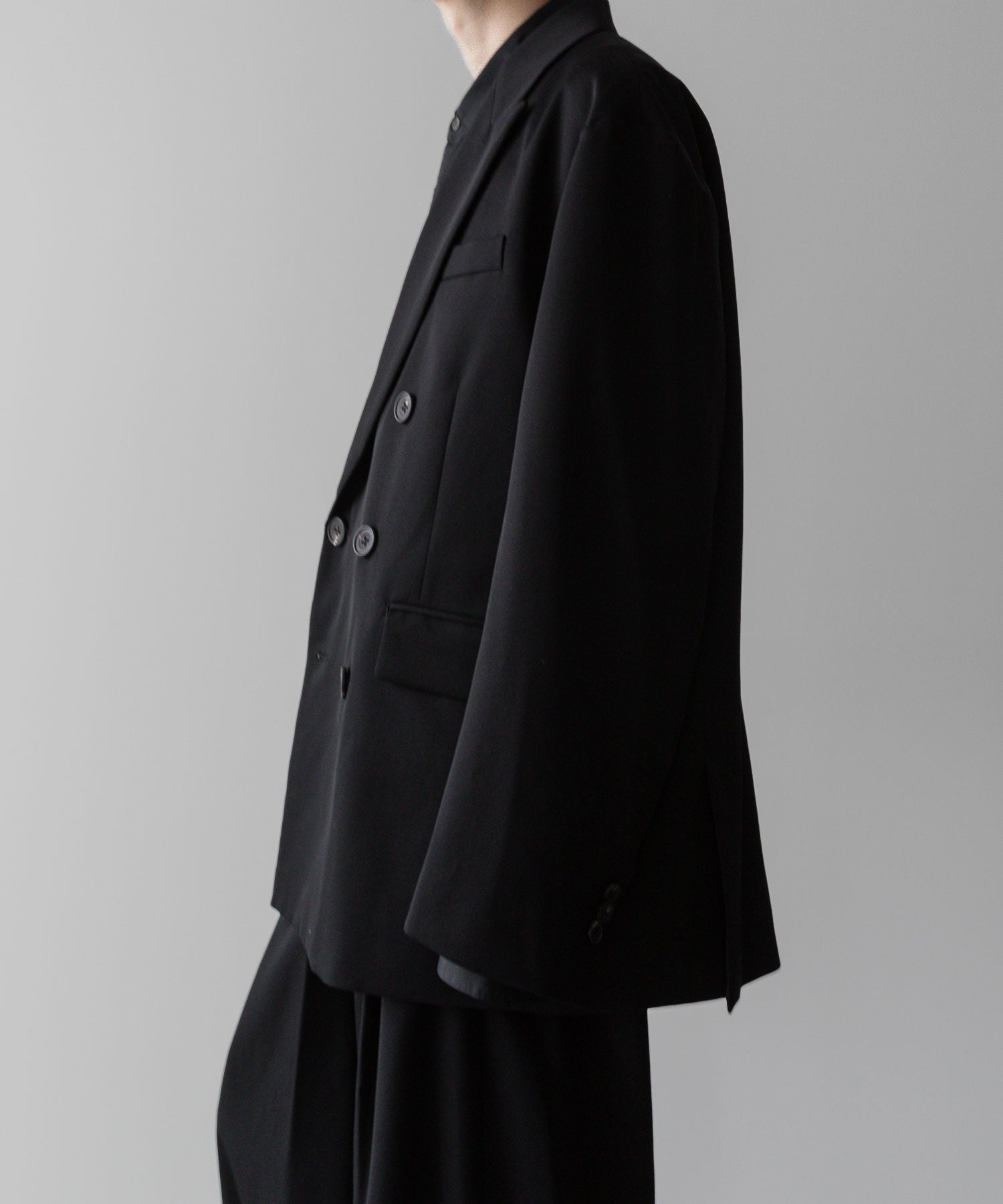 ssstein(シュタイン)の24AWコレクション OVERSIZED DOUBLE BREASTED JACKET - BLACK 公式通販サイトsession福岡セレクトショップ