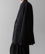 画像をギャラリービューアに読み込む, ssstein(シュタイン)の24AWコレクション OVERSIZED DOUBLE BREASTED JACKET - BLACK 公式通販サイトsession福岡セレクトショップ
