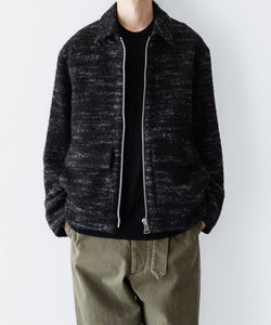 INTÉRIM/インテリム】DOUBLE FACE HAIRY BABY LAMA WOOL SPORTS JACKET