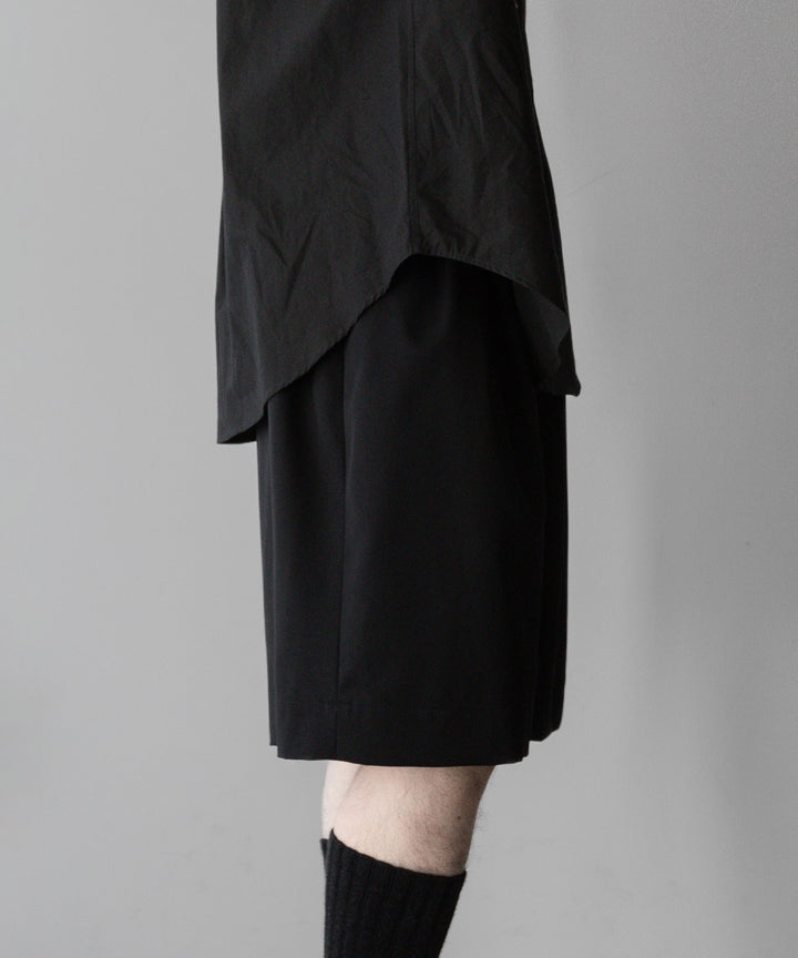 ssstein stein(シュタイン)の24SSコレクションWIDE EASY SHORT TROUSERSのBLACK 公式通販サイトsession福岡セレクトショップ