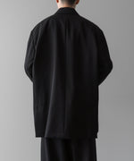 画像をギャラリービューアに読み込む, ssstein(シュタイン)の24AWコレクション OVERSIZED DOUBLE BREASTED JACKET - BLACK 公式通販サイトsession福岡セレクトショップ
