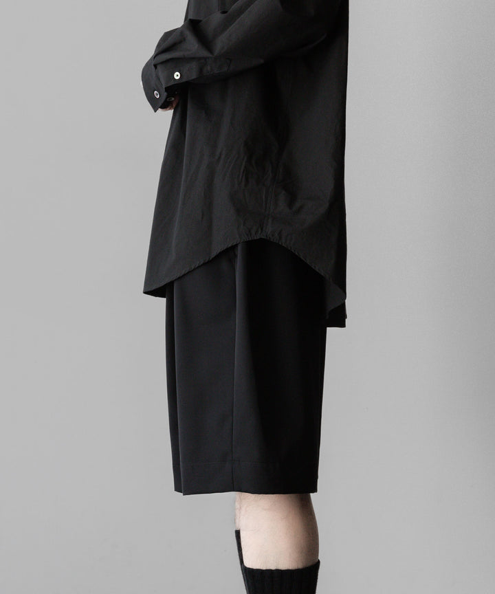 ssstein stein(シュタイン)の24SSコレクションWIDE EASY SHORT TROUSERSのBLACK 公式通販サイトsession福岡セレクトショップ